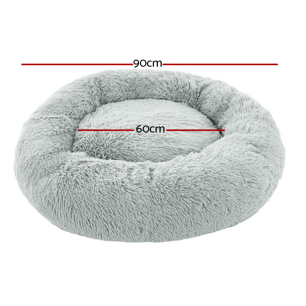 Calming Plush Pet Bed – Ultra Soft Anti-Anxiety Dog & Cat Bed