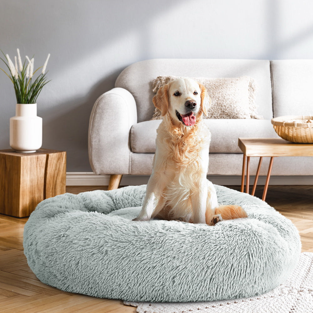 Calming Plush Pet Bed – Ultra Soft Anti-Anxiety Dog & Cat Bed