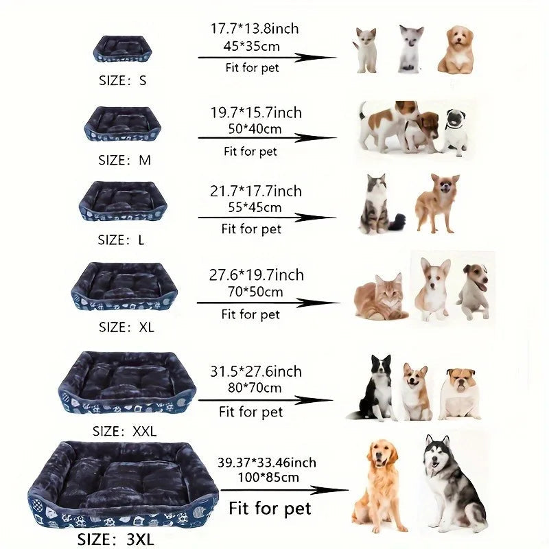 Critter Co Pet Sofa Bed Mat – Cozy Cushion for Cats & Dogs